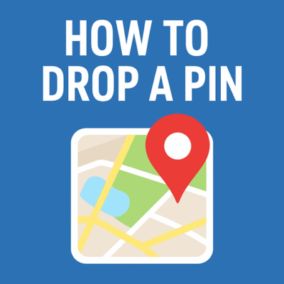 How to drop a pin