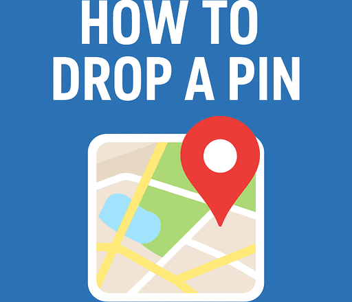 How to drop a pin