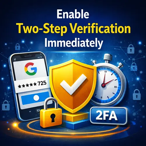Enable Two Step Verification Immediately - How to Secure Your Google Account
